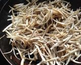 常備菜 ごぼうの牛肉入りきんぴら作り方1写真