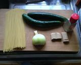 胡瓜のパスタ作り方1写真