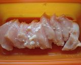 新玉ねぎ＆ムネ肉　さっぱり♪レンジ蒸し作り方3写真