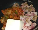 朝食にも★豚肉とキムチと豆腐で簡単炒め♬作り方4写真