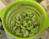 息子大好き！旬のそら豆の春のポタージュ作り方1写真