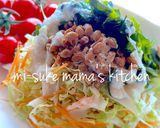。ஐஃるーぱん?❤️納豆サラダ。ஐஃ作り方2写真