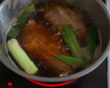煮豚とそのたれで高野豆腐の卵とじ。作り方2写真
