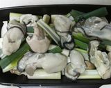 牡蠣がネギしょって味噌マヨ焼き作り方3写真