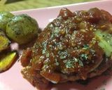 トマ味噌ソースのハンバーグ作り方8写真