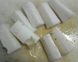 山芋と梅シソの豚肉巻き作り方1写真