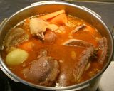 本格コシード(スペイン雛豆の煮込み料理)作り方7写真