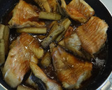 ご飯が進む　赤魚とごぼうの甘辛煮つけ作り方3写真