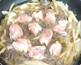 簡単♪鶏肉とごぼうの卵とじ作り方3写真