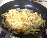 油揚げとほうれん草の和風スパゲッティー作り方2写真