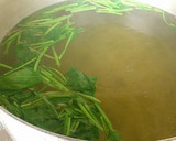 油揚げとほうれん草の和風スパゲッティー作り方4写真