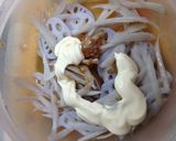 ごぼうとれんこんの海苔入りサラダ作り方3写真