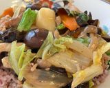 腸活に♪野菜たっぷり五目あんかけご飯作り方10写真