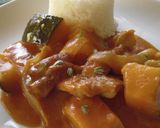 簡単♪チキンとかぼちゃのケチャカレー作り方6写真