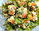 きゅうりと彩野菜のコロコロ卵チーズサラダ作り方5写真