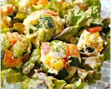 きゅうりと彩野菜のコロコロ卵チーズサラダ作り方6写真