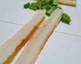 ちくわとスナップえんどうのゴマ和え♪作り方2写真