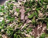 こしあぶらとシラスのパスタ作り方2写真