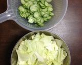 BBQのお供に☆春キャベツの元気サラダ♬作り方1写真