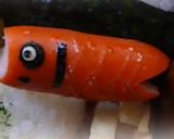 簡単キャラ弁：ふりかけこいのぼりおにぎり作り方9写真