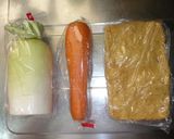 大根と人参のくるくる炊き作り方1写真