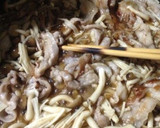 簡単‼豚バラときのこのすきやき風煮？作り方5写真