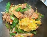 豚肉と葉玉ねぎの豆腐チャンプルー作り方7写真
