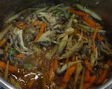 炊飯器で　中華風炊き込みおこわ作り方2写真