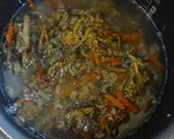 炊飯器で　中華風炊き込みおこわ作り方3写真