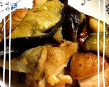 ナスとエリンギと鶏肉の炒め物♪作り方6写真