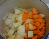 たっぷり春キャベツのクラムチャウダー作り方1写真