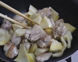 タケノコと鶏もも肉の甘辛煮作り方6写真