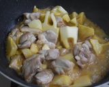 タケノコと鶏もも肉の甘辛煮作り方10写真