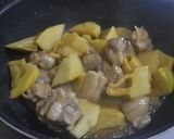 タケノコと鶏もも肉の甘辛煮作り方11写真