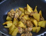 タケノコと鶏もも肉の甘辛煮作り方12写真