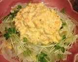 簡単☆塩麹蒸し野菜のマスタードマヨ卵のせ作り方3写真