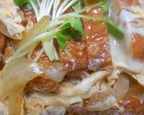 さつま揚げ入り玉子丼・貝割れ大根のせ作り方7写真