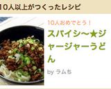 スパイシ～★ジャージャーうどん作り方9写真