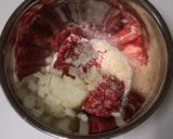 チーズたっぷり簡単ハンバーグ風作り方1写真