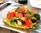 ■スパムと夏野菜のたれマヨ焼き■作り方6写真