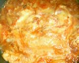 キム玉丼⇒『焼き鳥の缶詰』でキムチ親子丼作り方4写真