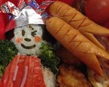 キャラ弁 子供の日には金太郎＆こいのぼり作り方5写真