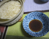 黒酢柚子胡椒醤油つゆだし釜揚げうどん作り方4写真