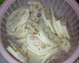 ナンプラーで、れんこん挽肉作り方1写真
