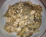 ナンプラーで、れんこん挽肉作り方5写真
