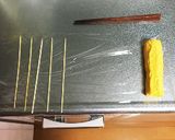 竹串でお花の卵焼き♪キャラ弁おかずに♪作り方2写真
