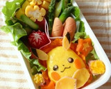 竹串でお花の卵焼き♪キャラ弁おかずに♪作り方21写真