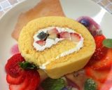フルーツたっぷりロールケーキ♡作り方10写真
