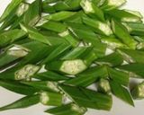 だしがきいている！オクラと山芋の和え物作り方1写真