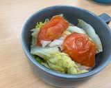簡単！白菜・豚バラ・トマトの蒸煮作り方7写真